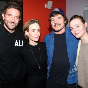 Photos: Bradley Cooper, Pedro Pascal & Judith Light Visit Sarah Paulson at…