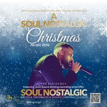 Dru Brings A SOUL NOSTALGIC Christmas to Acqua Supper Club