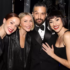 Photos: Julianne Hough Visits DANCING WITH THE STARS Friends Mark Ballas and Whitney…