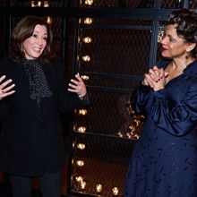 Photos: Kamala Harris Attends GYPSY and Poses with Audra McDonald and Company