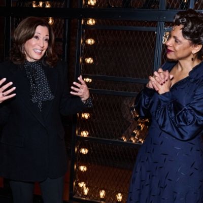 Photos: Kamala Harris Attends GYPSY and Poses with Audra McDonald and Company