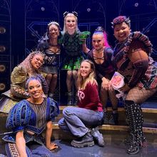 Photos: Betty Gilpin Visits SIX on Broadway
