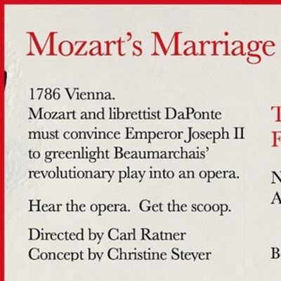 THE MARRIAGE OF FIGARO to Open in Oak Park with Bellissima Opera