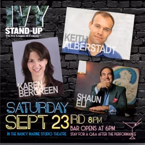 THE IVY LEAGUE OF COMEDY Returns to the Warner in September