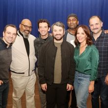 Photos: The Cast of SPAMALOT at the Kennedy Center Meet the Press