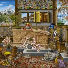 Frist Art Museum Presents Luminous Paintings By Raqib Shaw Merging Fable, History, An