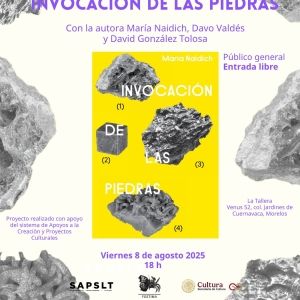 Presentación Del Libro Invocación De Las Piedras, De La Artista María Naidich, En La Tallera