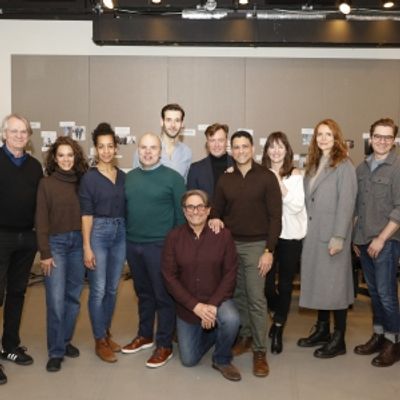 Photos: See John Behlmann, Saffron Burrows &amp; More in Rehearsals for CORRUPTION at Lincoln Center Theater