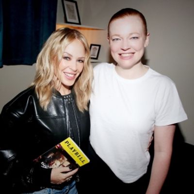 Photos: Kylie Minogue Visits Sarah Snook at THE PICTURE OF DORIAN GRAY