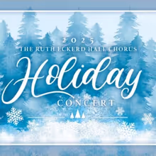 The Ruth Eckerd Hall Chorus Holiday Concert Set For December