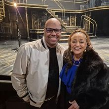 Photo: Debbie Allen Visits A WONDERFUL WORLD on Broadway
