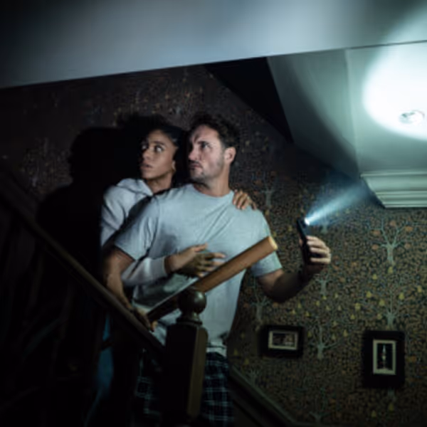 Photos: James Bye and Hannah Sinclair Robinson in PARANORMAL ACTIVITY UK and Ireland  Photo
