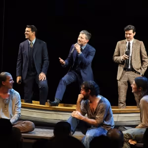 Photos: The Avett Brothers Join SWEPT AWAY Cast at Opening Night Curtain Call