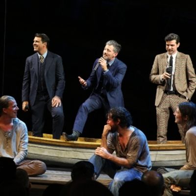Photos: The Avett Brothers Join SWEPT AWAY Cast at Opening Night Curtain Call