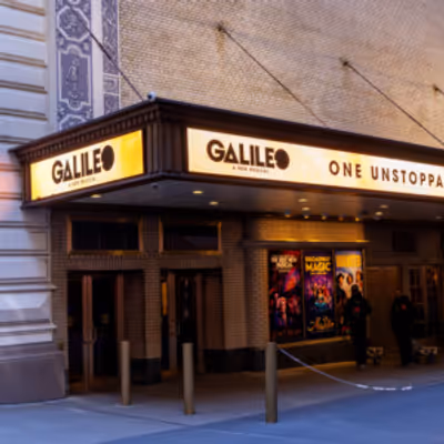 Up on the Marquee: GALILEO Arrives on Broadway