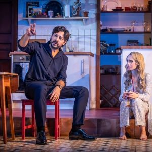 Photos: Further Look at Lily Collins and Álvaro Morte in BARCELONA