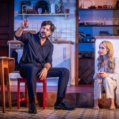 Photos: Further Look at Lily Collins and Álvaro Morte in BARCELONA