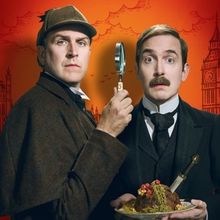 Full Cast Set For SHERLOCK HOLMES AND THE 12 DAYS OF CHRISTMAS at Birmingham Rep