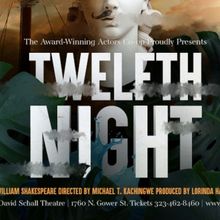 Actors Co-Op 2023-2024 Season Continues with TWELFTH NIGHT