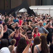 Video: A CHORUS LINE Celebrates 50 Years With A Cast Flash Mob in NYC