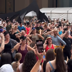 Video: A CHORUS LINE Celebrates 50 Years With A Cast Flash Mob in NYC