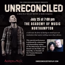 UNRECONCILED to Return to Western Massachusetts for One-Night Engagement