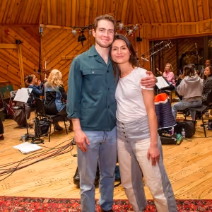 Photos: See Phillipa Soo, Andrew Burnap, Jordan Donica & More Recording the CAMELOT…