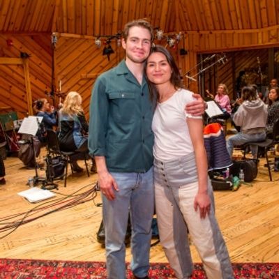 Photos: See Phillipa Soo, Andrew Burnap, Jordan Donica &amp; More Recording the CAMELOT Cast Album