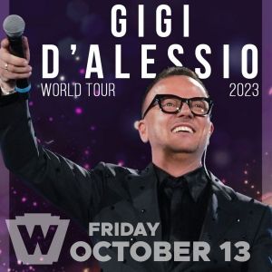 The Warner Theatre To Present Gigi D'Alessio In Concert, October 13