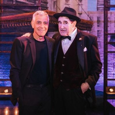 Photos: George Clooney Visits Richard Kind at THE PRODUCERS