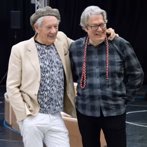 Photos: See Ian McKellen and Roger Allam in Rehearsal for FRANK AND PERCY at Theatre…