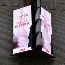 Up on the Marquee: PRAYER FOR THE FRENCH REPUBLIC