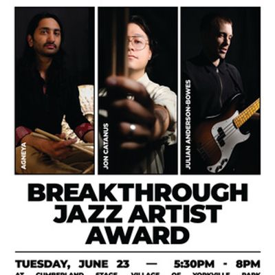 Agneya Named Recipient of 2026 Breakthrough Jazz Artist Award by Toronto Arts Foundat