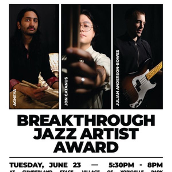 Agneya Named Recipient of 2026 Breakthrough Jazz Artist Award by Toronto Arts Foundat Photo
