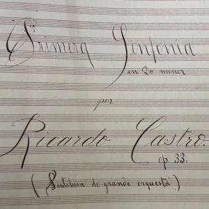 La Primera Edición De La Sinfonía Núm. 1, De Ricardo Castro, Busca Contribuir Al…