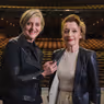 Photos: Lesley Manville Receives Tony Nominee Pin from Marianne Elliott