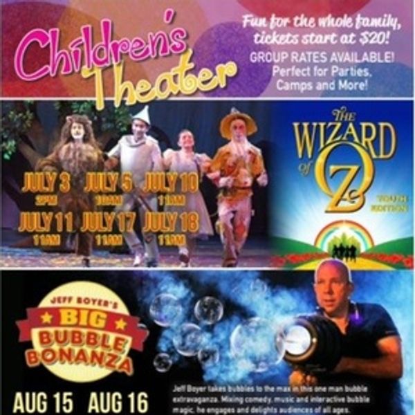 THE WIZARD OF OZ and CINDERELLA Set for The Gateway 2026 Summer Children's Theatre Se Photo