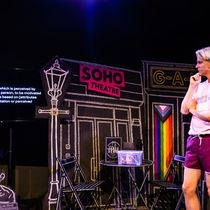Photos: LINUS KARP WAS HIT WITH AN UMBRELLA at the Park Theatre