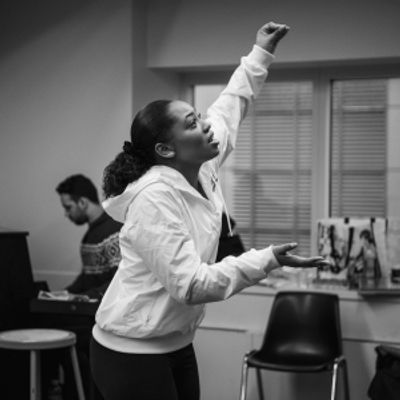 Photos: Hailey Kilgore, Carlos Valdes, and Tom Hewitt in HADESTOWN Rehearsals