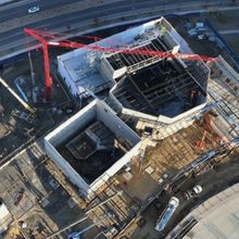 Beam Raising Ceremony Marks Significant Progress at The Ruth and Nathan Hale Theater
