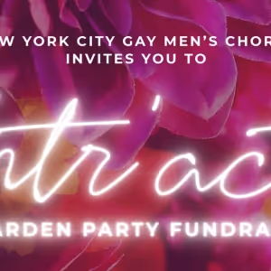 NYC Gay Men's Chorus to Host Entr'acte Garden Party Fundraiser at Tavern on the Green