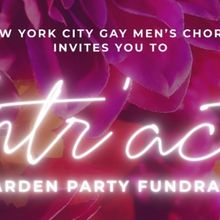 NYC Gay Men's Chorus to Host Entr'acte Garden Party Fundraiser at Tavern on the Green