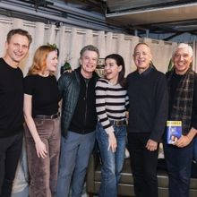 Photos: Tom Hanks, Tony Goldwyn & More Visit LEFT ON TENTH on Broadway