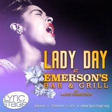 LADY DAY AT EMERSON'S BAR AND GRILL Comes to Lyric Stage