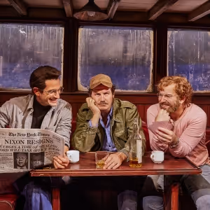 Photo: Alex Brightman, Colin Donnell & Ian Shaw in THE SHARK IS BROKEN