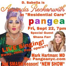 David Sabella Returns To Pangea As Amanda Reckownwith, September 22