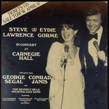 Carnegie Hall Celebrates Steve & Eydie This Valentine's Day