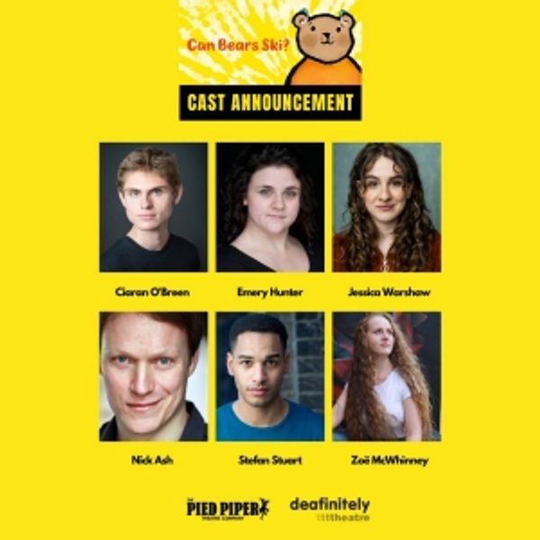 Cast Set for UK Tour of CAN BEARS SKI? Photo