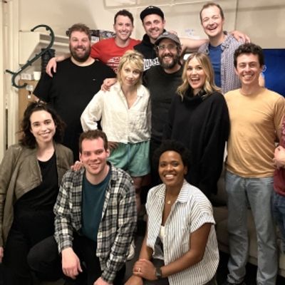 Photos: Josh Groban Visits PETER PAN GOES WRONG on Broadway