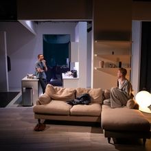 Photos: John McCrea and Perry Williams in SLIPPERY